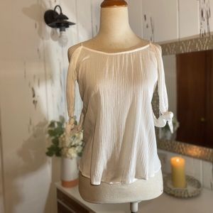 off the shoulder white top from forever 21!